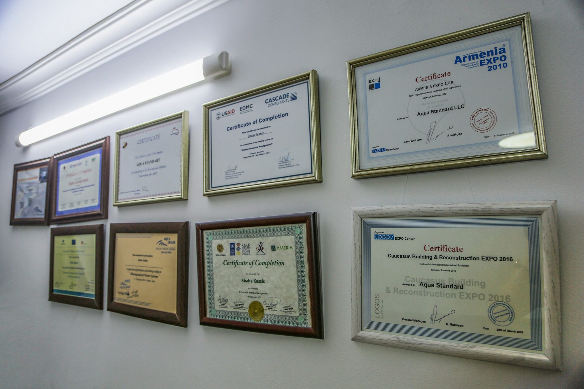 Aqua Standard Certifications
