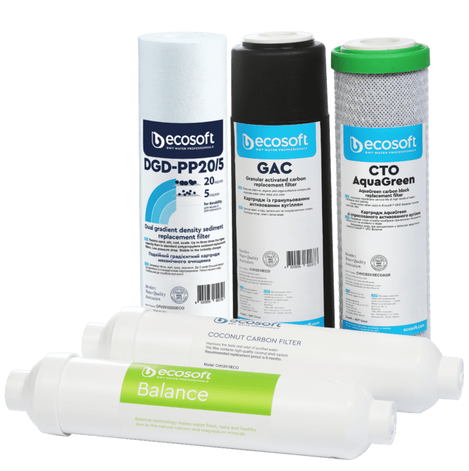 Cartridges for P'URE BALANCE Reverse Osmosis (Replacement pack)