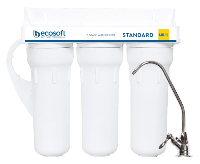 Domestic 3-Stage Water Filter - Aqua Standard - Ecosoft