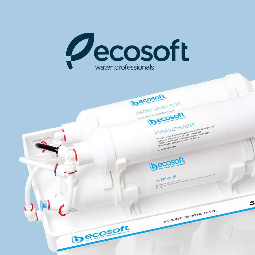 Ecosoft domestic water filters from Aquastandard in Armenia